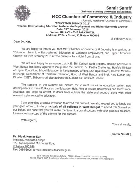 Business Letter Format Semi Block - Letter Daily References