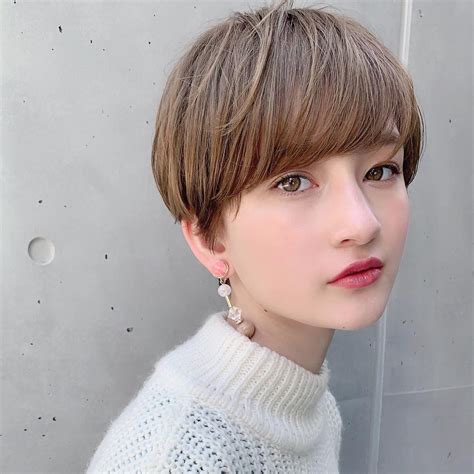 【最高のコレクション】 ねもやよ ショート ヘア ...