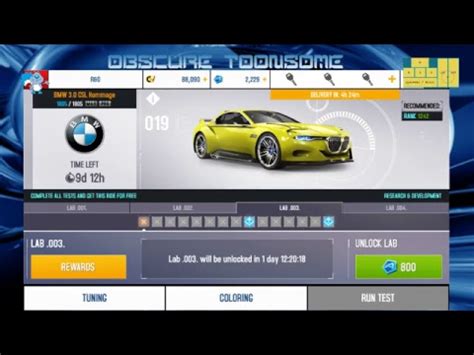 The ee20 engine had an aluminium alloy block with 86.0 mm bores and an 86.0 mm stroke for a capacity of 1998 cc. Asphalt 8: Ferrari F60 America - BMW 3.0 CSL Hommage R&Ds + Dailies Pt.289 c.1 - YouTube