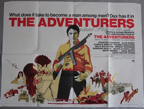 The Adventurers Original Vintage Film Poster Original Poster