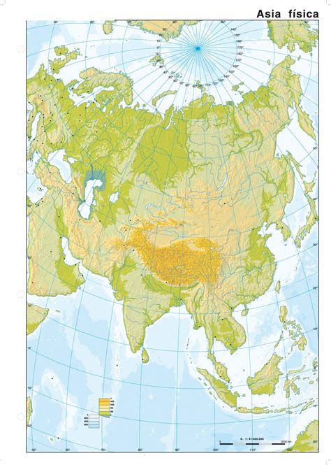 Mapa Mudo Fisico Asia Para Imprimir Imagui