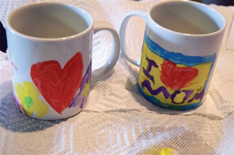 Mothers Day Diy T Hand Painted Mugs