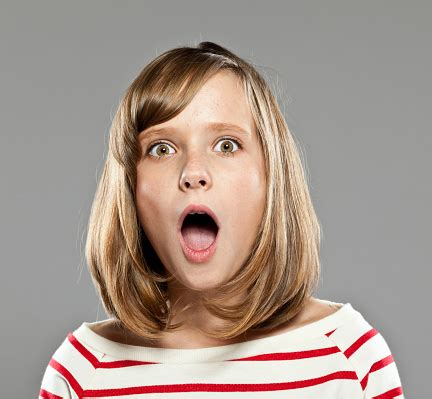 Surprised Girl Stock Photo - Download Image Now - iStock
