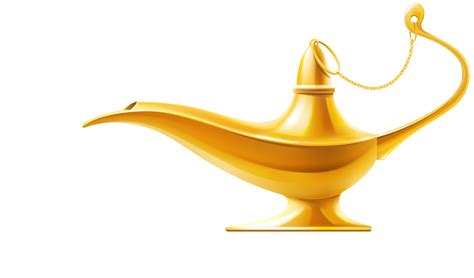 Aladdin S Magic Lamp Genie The Magic Lamp Jinn Oil Lamp Png Download Free