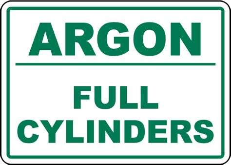 Empty Argon Co Cylinders Sign Claim Your 10 Discount