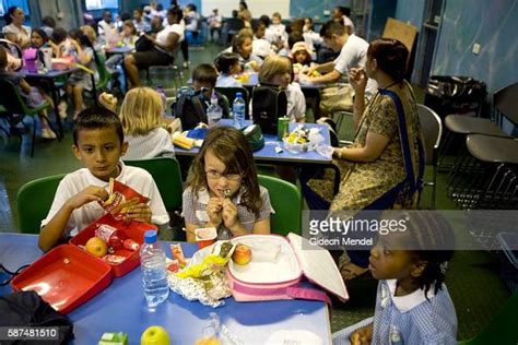Pupils From Millfields Community School Eat Their Packed Lunches In News Photo Getty Images
