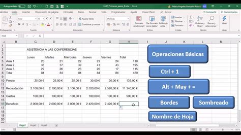 Operaciones Basicas En Excel Suma Resta Multiplicacion Y Images And