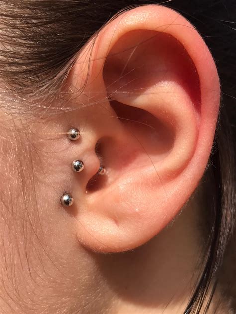 My New Tragus And Surface Tragus Piercing Any Tips To Prevent Rejection