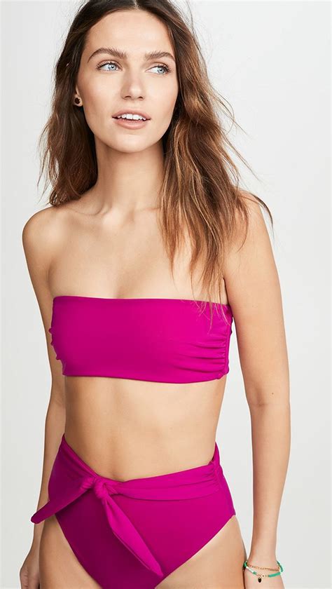 Mara Hoffman Abigail Bandeau Bikini Top Shopbop New To Sale Up To