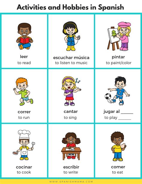 Teaching Kids Spanish Printable Worksheets 50 Free Online Resources