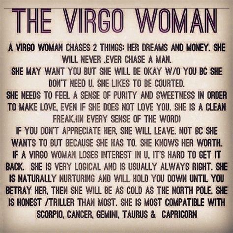 Virgo Woman Virgo Quotes Virgo Traits Virgo Love