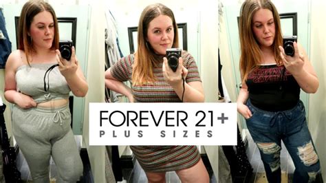 Forever 21 Try On Plus Size Fashion Inside The Dressing Room Youtube