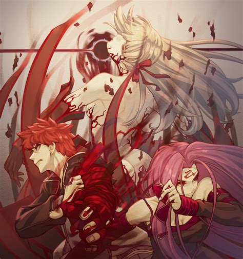 Matou Sakura Emiya Shirou Medusa Medusa And Dark Sakura Fate And 2