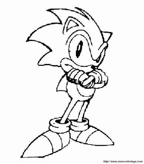 Baby Sonic The Hedgehog Coloring Pages
