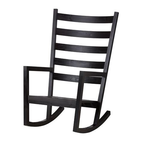 Actually rocked a bit in one (it's the. VÄRMDÖ Rocking-chair, in/outdoor - black-brown stained, - IKEA