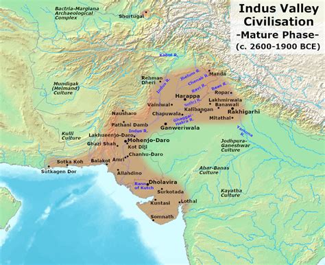 Archivoindus Valley Civilization Mature Phase 2600 1900 Bcepng