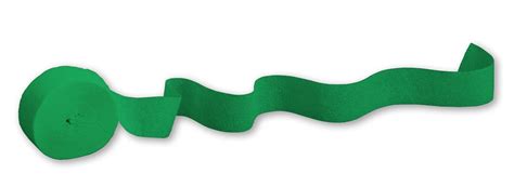 Yoyobirthday Creative Converting Emerald Green Crepe Streamer Free