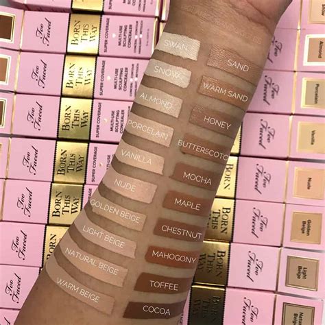 Swatches Too Faced Born This Way Super Coverage Multi Use Sculpting