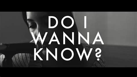 Written by alex turner and emily roesler. "Do I wanna know?" | Arctic Monkeys (Cover by Carolina ...