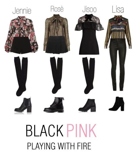 42 Best Black Pink Outfits Images On Pinterest Kpop