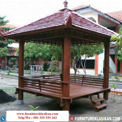 Inspirasi desain rumah berikutnya, menawarkan rancangan dengan gaya rapi. desain gazebo jati ukiran masa kini, model desain gazebo ...