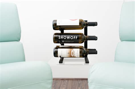 Keep your wine bottles stored in a style with these wine racks. Mini 6-Bottle Tabletop Metal Wine Rack - VintageView