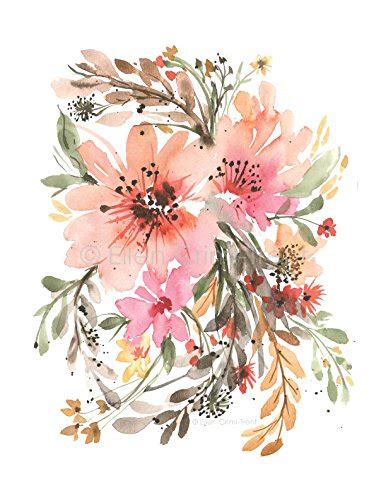 Boho Watercolor Flowers At Getdrawings Free Download