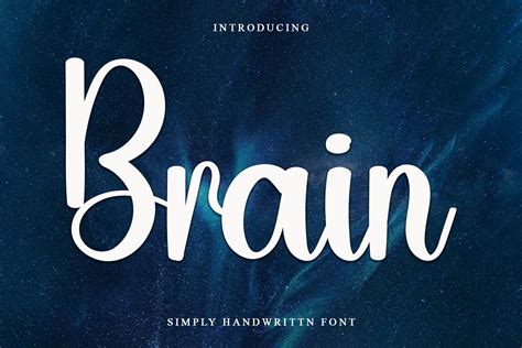 Brain Font By PiPi Creative Creative Fabrica