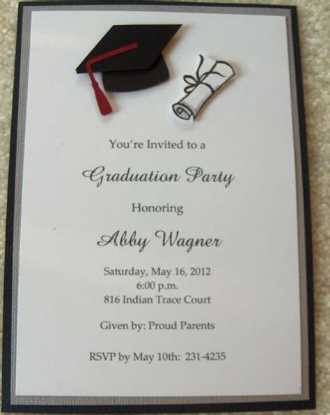 Graduation Party Invite Wording Wording Invite Graduación Invitaciones