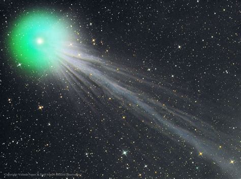 Wordlesstech The Complex Ion Tail Of Comet Lovejoy