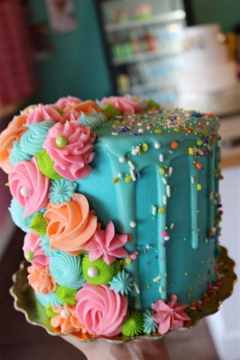 Come see our unique cake gifts! Cakes for Women - 3 Sweet Girls Cakery in 2020 | Colorful ...