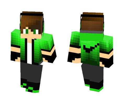 Download Green Nike Boy Minecraft Skin For Free Superminecraftskins