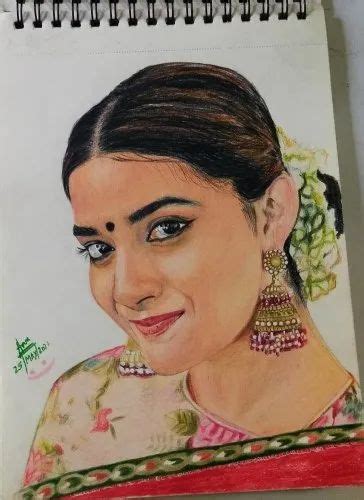 Pencil Sketches - Colour Pencil Portraits, Colour Pencil Drawing