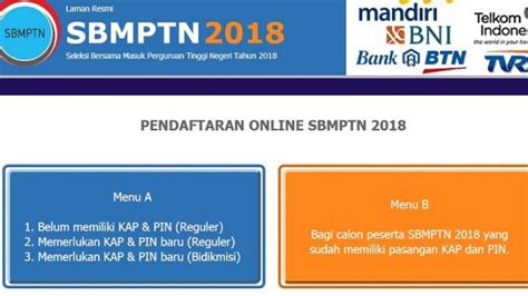 Terdapat juga cara pendaftaran online cpns 2018 lulusan sma smk d3 s1. Cara Pendaftaran Online SBMPTN 2018 untuk Peserta Reguler ...