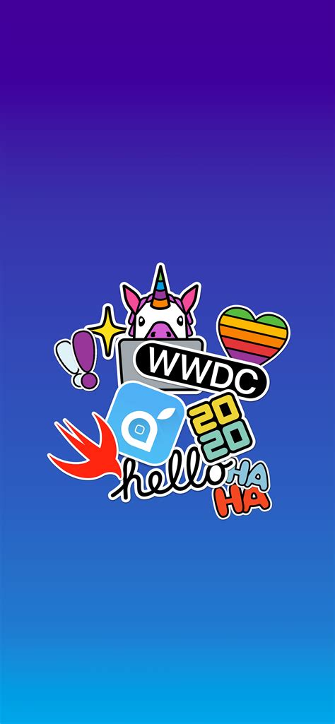 Wwdc 2020 Stickers Edition By Ispazio Wallpapers Central