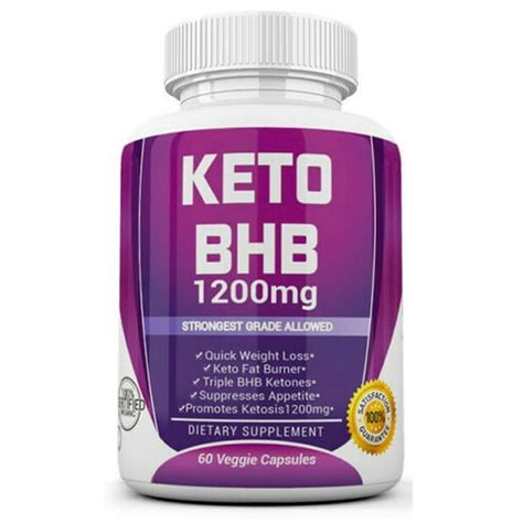 Keto Bhb 1200mg Pure Ketone Fat Burner Weight Loss Diet Pills Ketosis