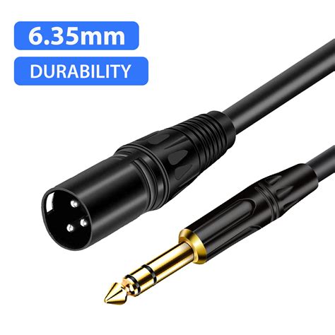 Microphone Cable Xlr Female To 14 Trs Cables 635mm 14 Inch Trs