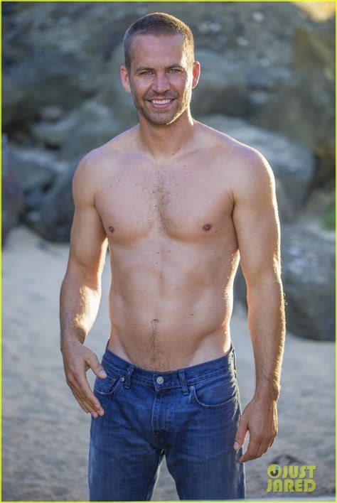 Paul Walker Shirtless In Official Fragrance Shoot Photo Photo