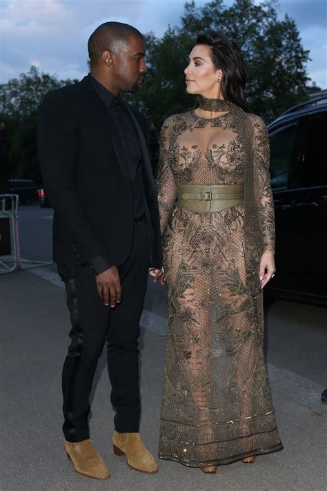 Kim Kardashian And Kanye West At Vogue 100 Gala Dinner 2016 Popsugar