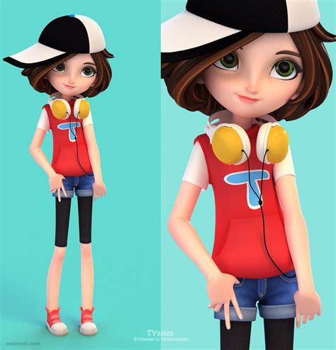 Add to wish list remove from wish list. Girl 3d Cartoon Character 6