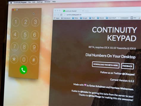 Continuity Keypad Helps You Make Calls From Your Mac Imore