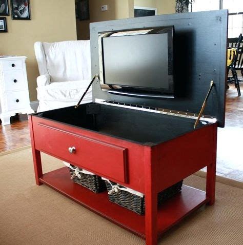 Fernseher verstecken so einfach geht s wohn wiki de. Versteckte TV-Möbel | Fernseher verstecken, Zuhause diy ...