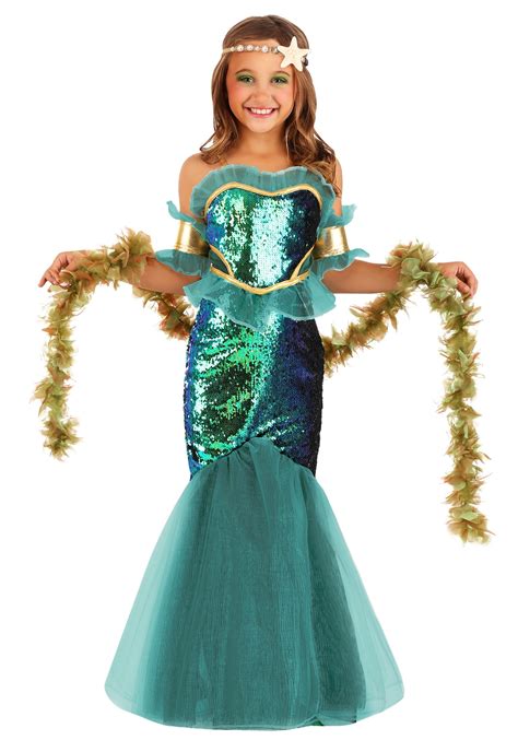 Sea Siren Girl S Costume