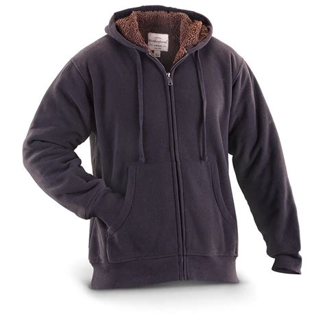 Weatherproof Vintage Sherpa Lined Fleece Hoodie 296553 Sweatshirts