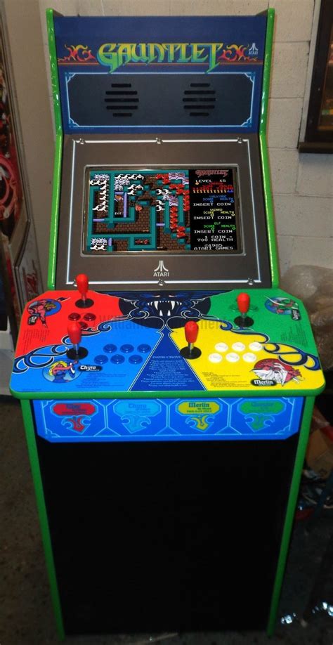 The cabinets also resemble the classic arcade joystick and button configuration you remember. new product Atari gauntlet cabinet mame - Williams Amusements