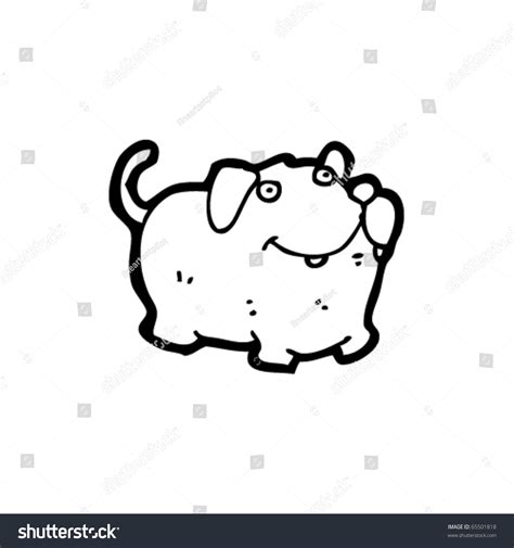 Free fat dog cartoon vector download in ai, svg, eps and cdr. Fat Dog Cartoon Stock Vector Illustration 65501818 ...