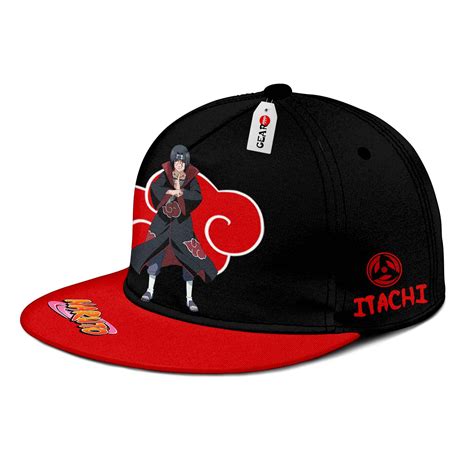 Akatsuki Itachi Snapback Hats Custom Konohagakure Naruto Anime Hat
