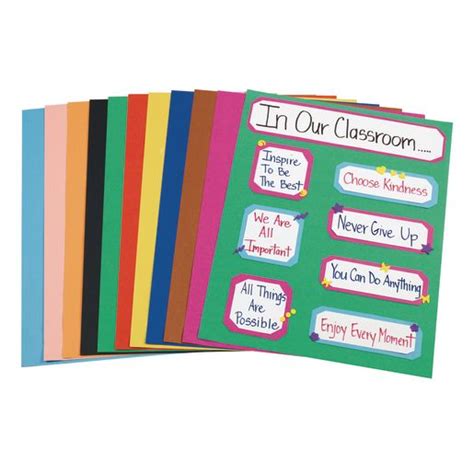 Colorations® Assorted Colors Poster Board 22 X 28 Pack Of 100