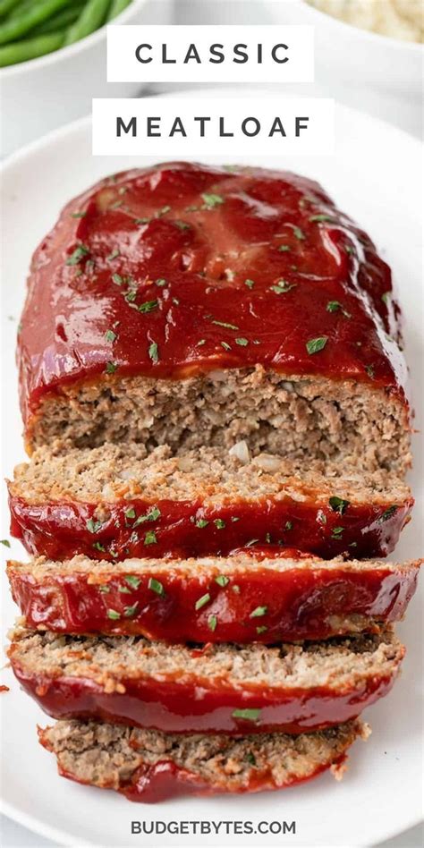 Sliced Meatloaf On A Plate With Ketchup