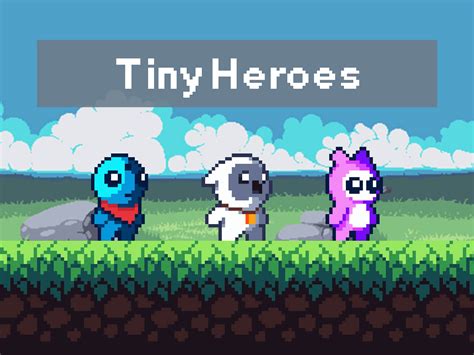 Dribbble Free Pixel Art Tiny Hero Sprites3 By 2d Game Assets